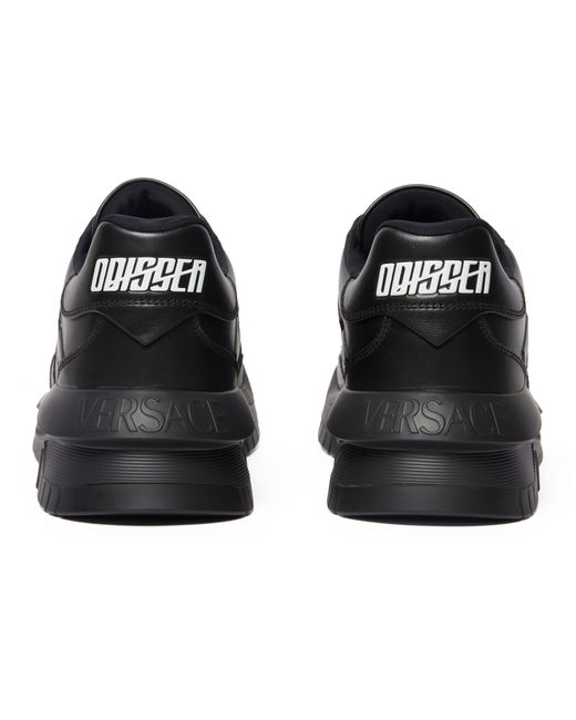 Versace Black Greca Odissea Sneakers for men