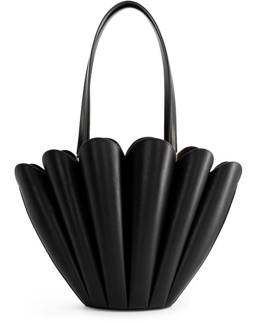 Mlouye Black Cabas-Tasche Seashell