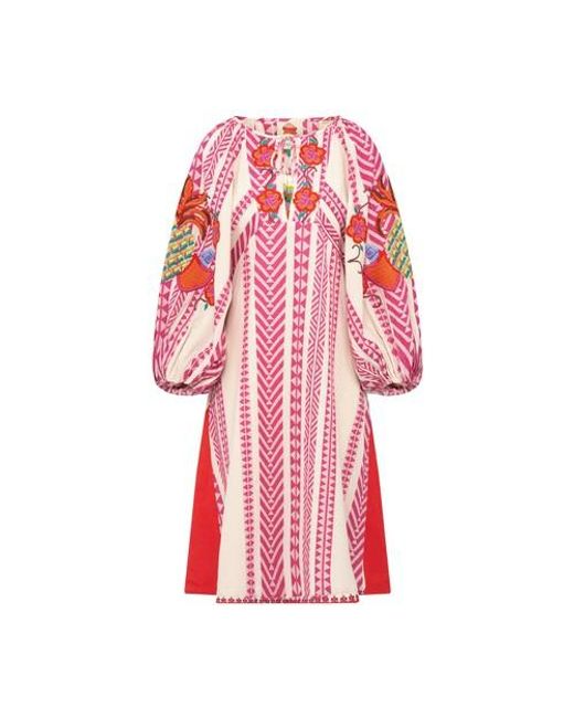 FARM Rio Jacquard Embroidered Maxi Dress in Pink Lyst Canada