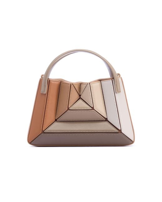 Mlouye Brown Cabas-Tasche Sera Mini