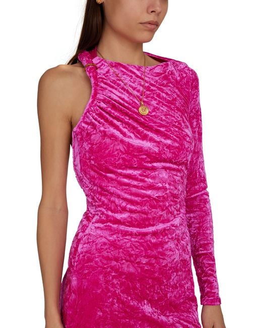 Versace Pink Short Dress With Halter Top