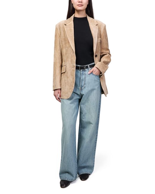 Arma Natural Benny Textured Suede Jacket