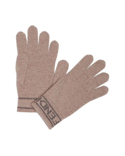 Fendi Brown Gloves for men