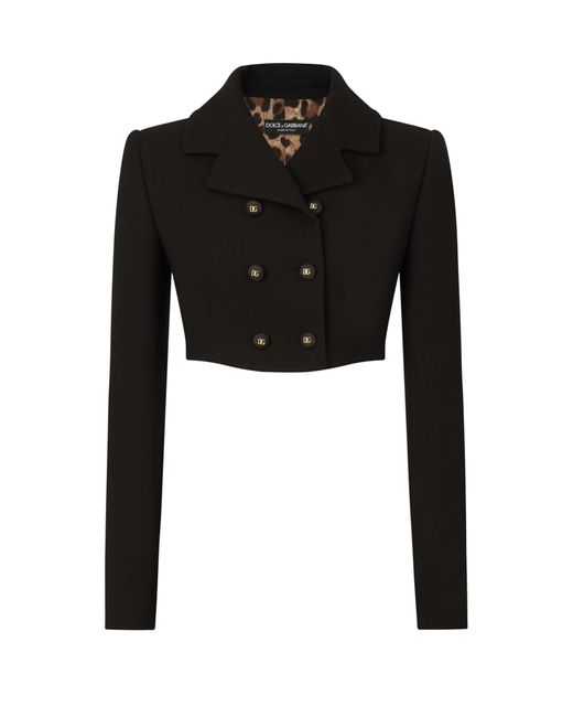 Dolce & Gabbana Black Double-Breasted Jacket