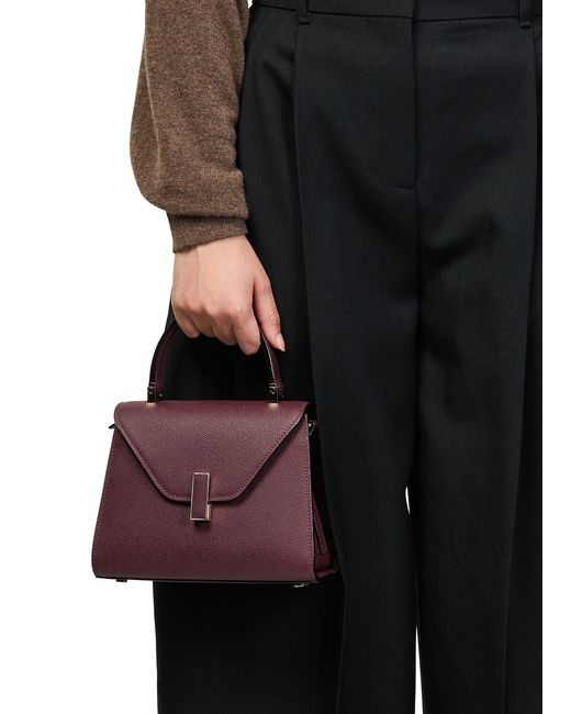 Valextra Purple Mini-Tasche Iside