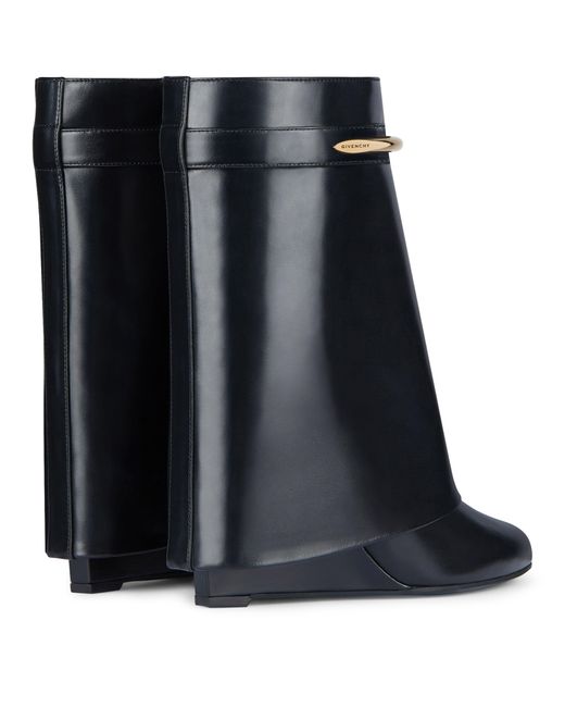 Givenchy Black Shark Ankle Boots