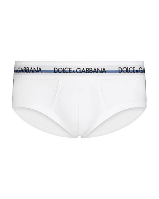 Dolce & Gabbana White Two-way Stretch Jersey Brando Briefs for men