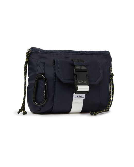 A.P.C. Blue Trek Belt Bag for men