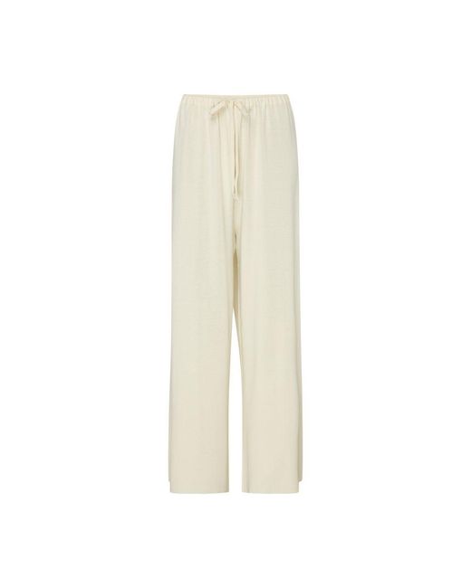 The Row Natural Large Trousers