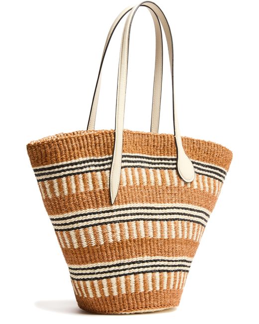 Liffner Metallic Korbtasche Straw