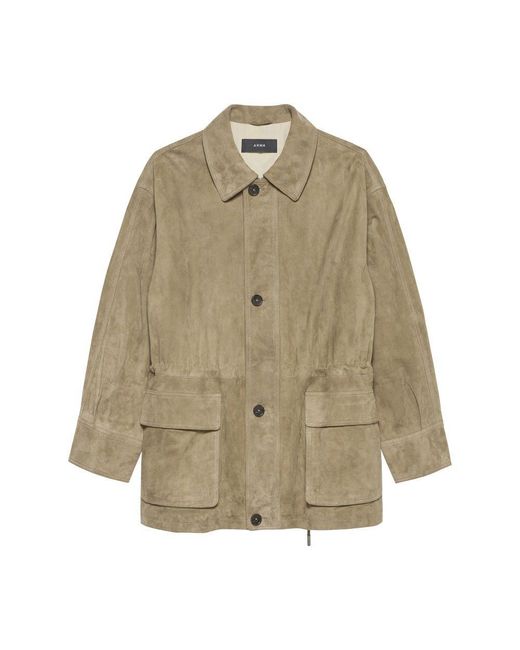 Arma Natural Maeve Suede Jacket