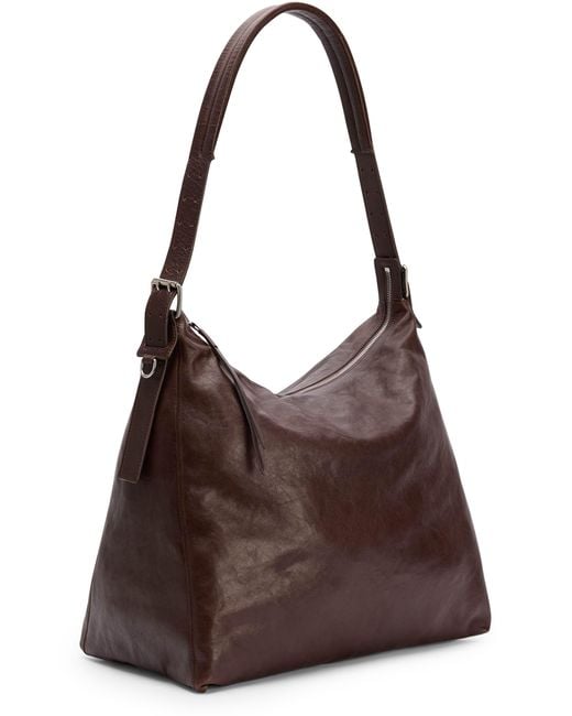 Lemaire Brown Hobo Bag Mit Gürtel