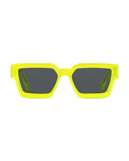 Louis Vuitton 1.1 Millionaires Sonnenbrille in Gelb für Herren