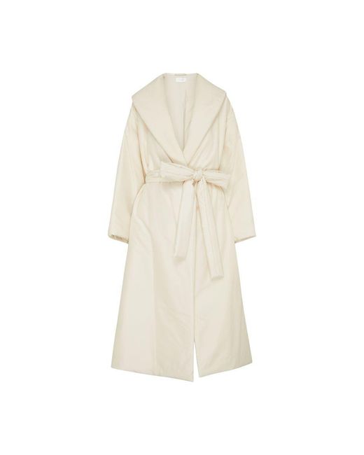 The Row Natural Long Belted Coat