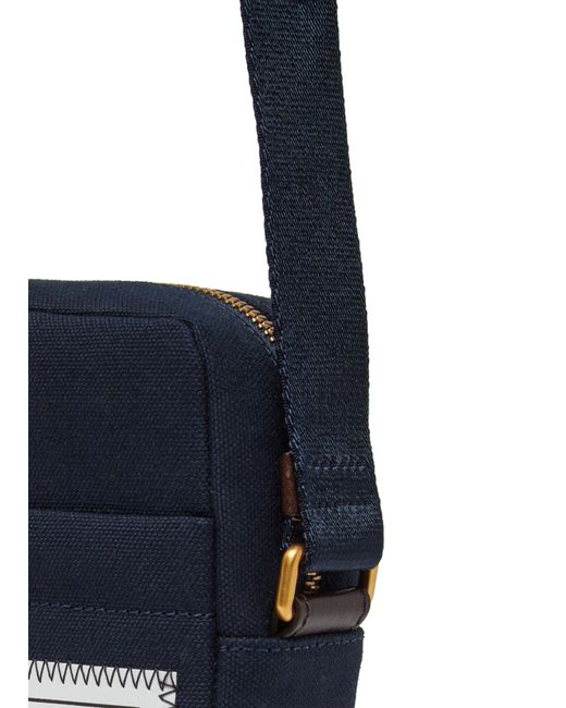 Thom Browne Blue Snap Pocket Camera Bag for men