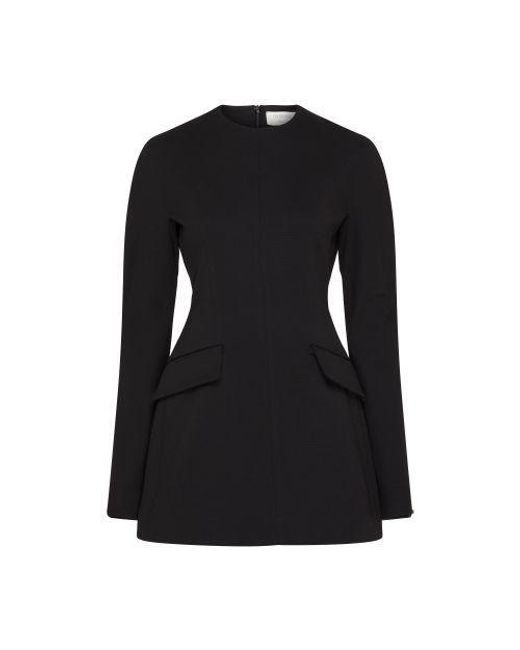 Sportmax Ketch Mini Dress in Black | Lyst