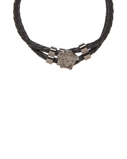 Bracelet Medusa Versace pour homme en coloris Metallic