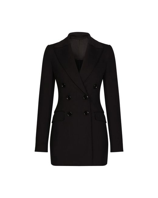 Dolce & Gabbana Black Technical Jersey Jacket