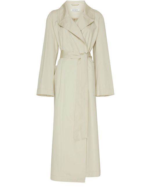 Rohe Natural Long Trench Coat