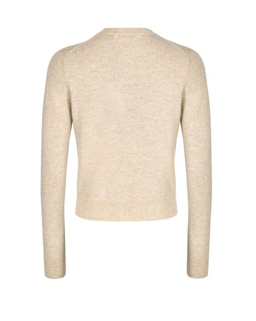 Acne Natural Wool Cardigan