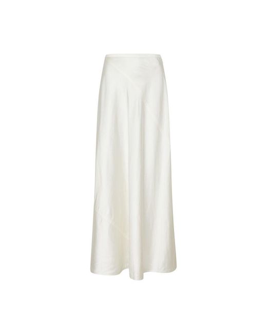 Zimmermann White Harmony Long Skirt