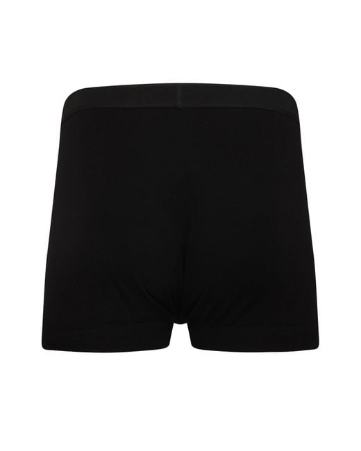 Tom Ford Black Set Of Two Boxers With Logo for men