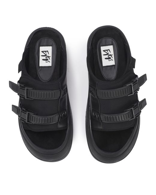 Eytys Black Capri Sandals for men