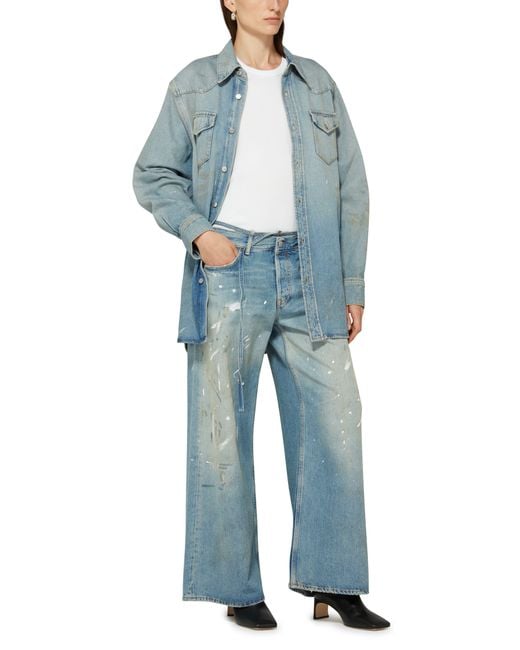 Jean coupe droite 2004 Acne en coloris Blue