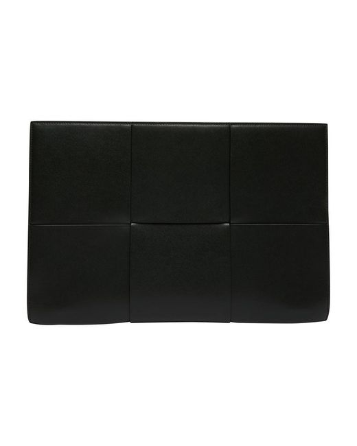 Bottega Veneta Black Arco Briefcase for men