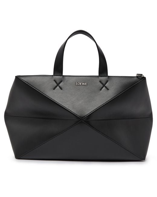 Loewe Puzzle Fold Duffle Bag in Black for Men Lyst UK