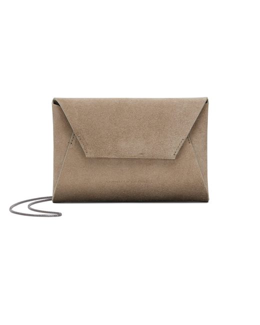 Brunello Cucinelli Natural Envelope Bag