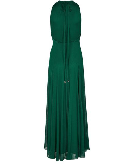 Max Mara Green Maxikleid Carnet