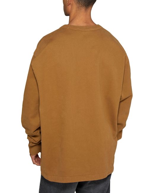 Acne Sweatshirt mit Rundhalsausschnitt in Brown für Herren