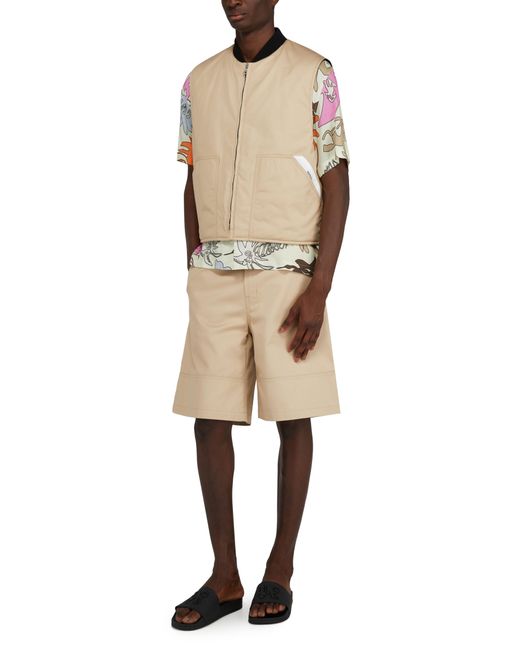Palm Angels Natural Sartorial Tape Work Vest for men