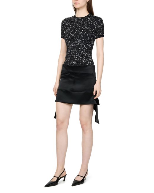 ミニスカート Courreges 'Reversed Belt Mini' skirt (225CJU260PL0159 7075) REVERSED BELT MINI SKIRT - courrèges