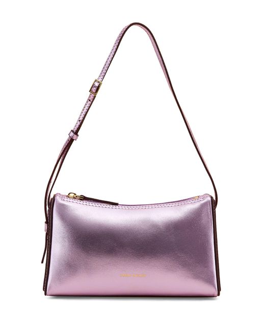 MANU Atelier Purple Mini Prism Shoulder Bag
