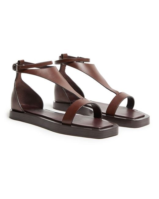 Max Mara Brown Sandalen Velaflat