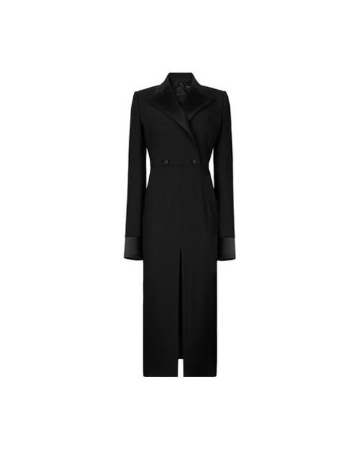 Dolce & Gabbana Midi Robe Manteau Dress In Stretch Wool in Black | Lyst  Canada