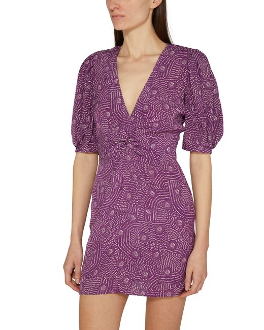 Sessun Purple Mallorca Dress