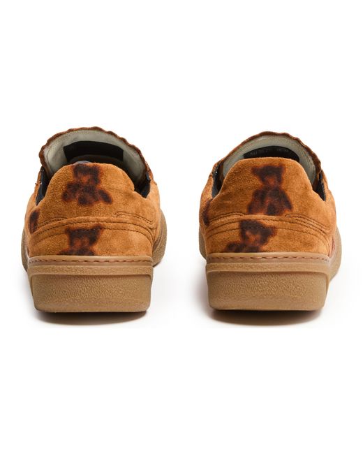 Acne Brown Lace-Up Sneakers