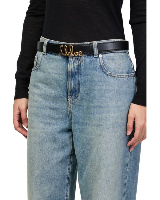 Chloé Black Gürtel Chloé Iconic