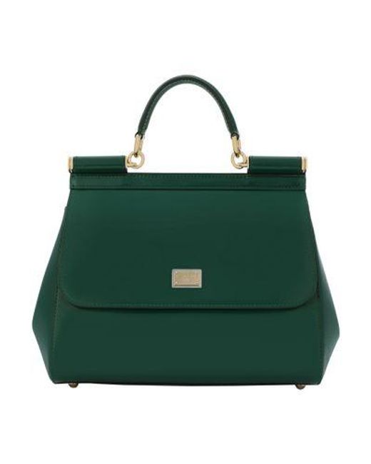 Dolce & Gabbana Green Large Sicily Handbag