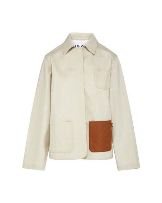 Loewe Anagram Denim Jacket | Lyst