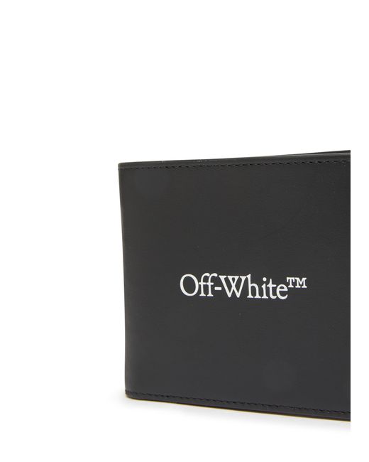 Portefeuille à deux volets Bookish Off-White c/o Virgil Abloh pour homme en coloris Black