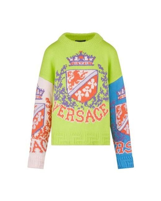 versace multicolor sweater