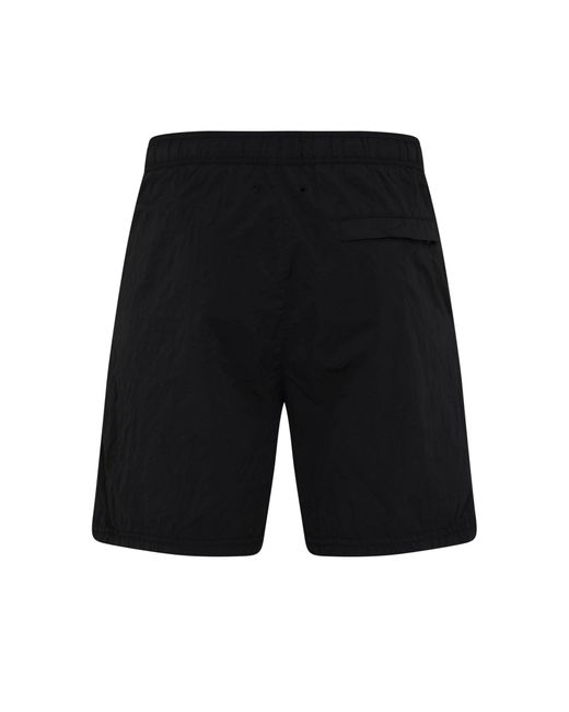 Stone Island Black Swim Shorts for men