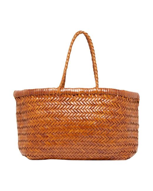 Dragon Diffusion Brown Flache Mini-Cabas Mini Gora