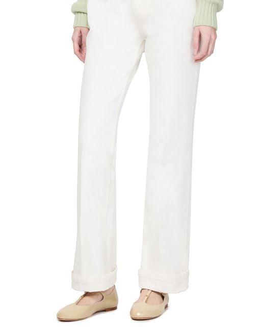 Chloé White Ballerinas Marcie