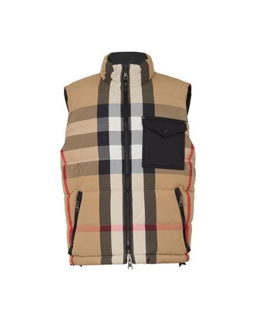 Burberry Multicolor Reversible Recycled Nylon Re: Down® Puffer Gilet for men