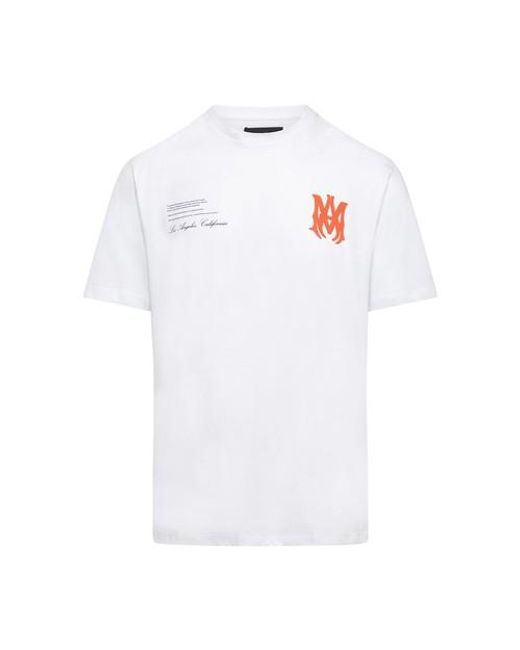 Amiri White Wes Lang Blood 38' T-shirt for men